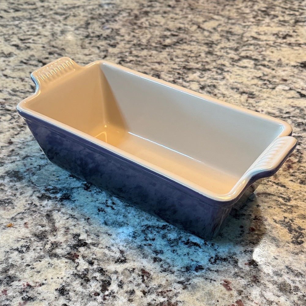 Le Creuset Ceramic Loaf Pan Cassis (Rare) Purple